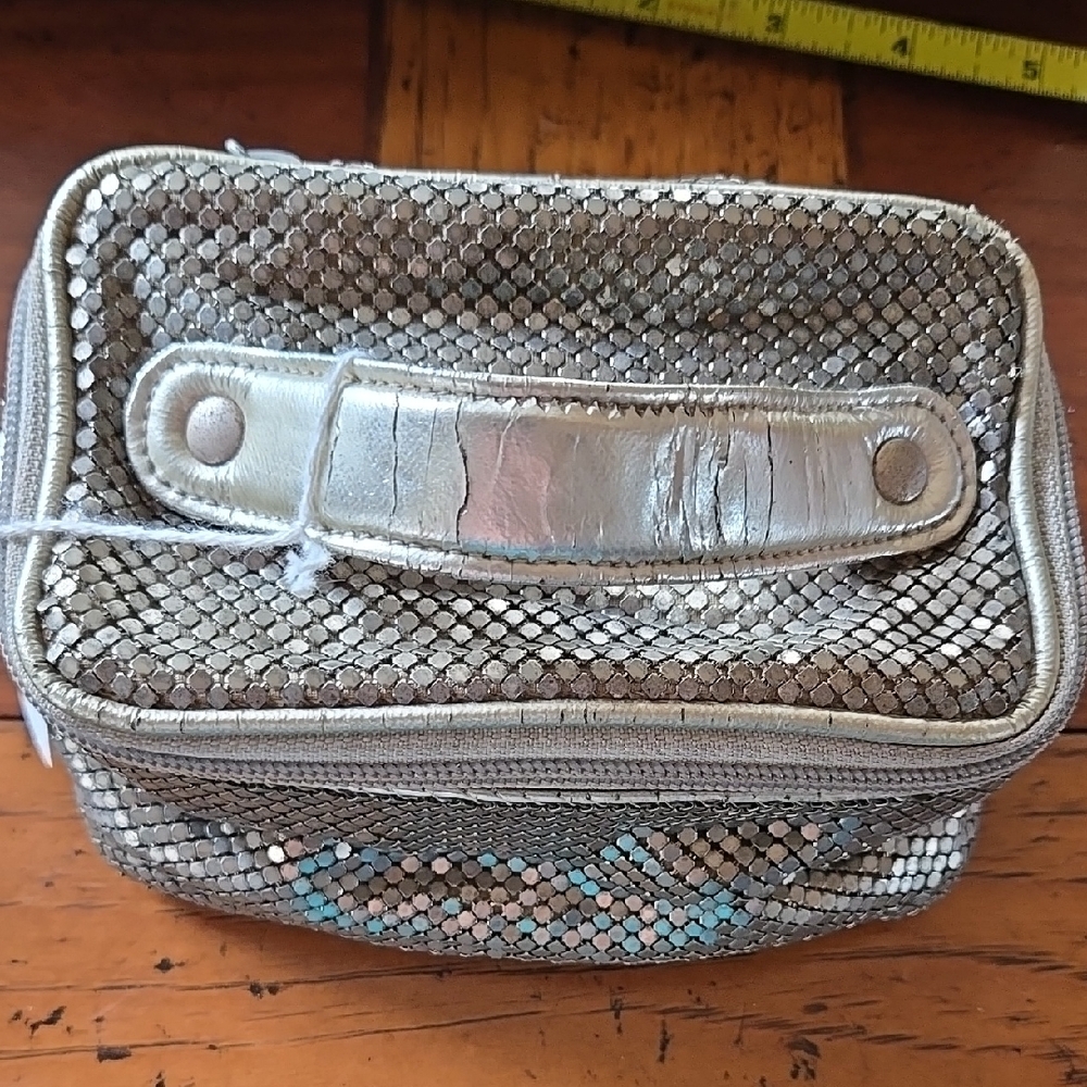 Whiting/Davis Silver Mesh Women's Bag